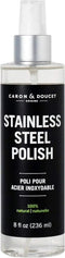 CARON & DOUCET Stainless Steel Polish - 100% Plant-Based, Non-Toxic Formulation, 8oz Concentrated