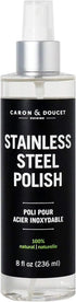 CARON & DOUCET Stainless Steel Polish - 100% Plant-Based, Non-Toxic Formulation, 8oz Concentrated