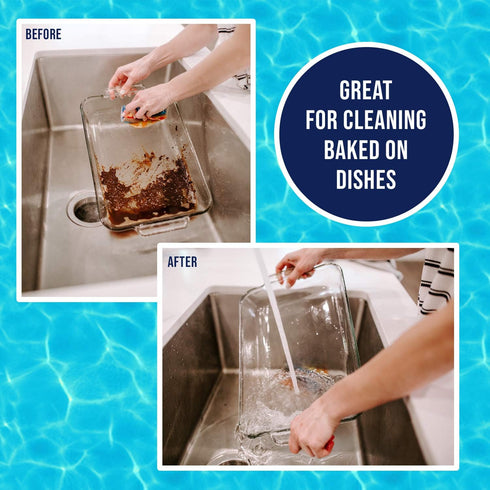 Scratchless Cleaning Pad, 2 Pack for Kitchen, Bathroom, Non-Stick Cookware, Reusable, Environmentally Friendly