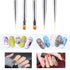 Nail Art Brushes, 5 Pcs Double Ended Fine Liner Brush, Dotting Pen for Nail Gel Polish Detail Drawing