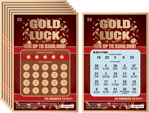 WINGKIND 6 Pregnancy Announcement Scratch Off Cards - Pregnancy Reveal Fake Lottery Tickets