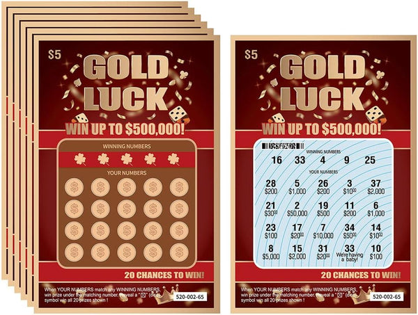 WINGKIND 6 Pregnancy Announcement Scratch Off Cards - Pregnancy Reveal Fake Lottery Tickets