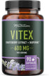 Vitex Chasteberry Supplement 600mg for Women's Hormone Balance, 90 Capsules, 3-Month Supply