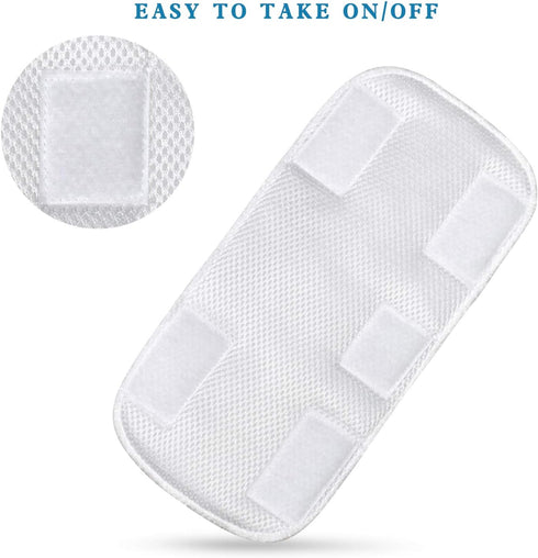 HYCLES Replacement Sienna Luna Cloth Pads: 4 Pcs Microfiber Mop Pads for Steamer Head SSM-3006, Washable