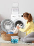 Laundry Detergent Dispenser with One-Press Lid, Clear PET Container, 2.8L/6Lbs/100oz (120 Pods)