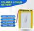 455572 3.7V Lipo Battery 2000mAh Rechargeable Lithium Polymer Pack with JST PH2.0mm Connector for Electronics
