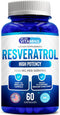 We Like Vitamins Resveratrol 1000mg Supplement, 60 Easy to Swallow Veggie Capsules, Antioxidant for Immune Support