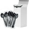 PSPIKXEG Plastic Spoons Individually Wrapped, Heavy Duty Disposable Spoons Bulk - Ideal for
