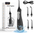 Mornwell Water Flosser for Teeth - 330ML USB Rechargeable Dental Flosser, IPX7 Waterproof with 3 Modes & 4 Jet Tips