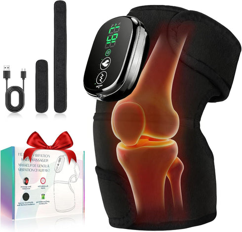Yun Meng Lakes Knee Massager with Heat and Vibration Heating Pad for Knee Shoulder Elbow