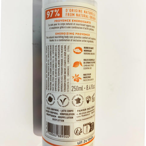 Panier des Sens Provence Hand & Body Lotion for Dry Skin - 8.45 Floz Hydrating Body Cream with Shea Butter