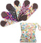 Teamoy 11.6" Reusable Washable Sanitary Pads, 6Pcs Cloth Menstrual Napkins with Wet Bag for Heavy Flow or Overnight Use