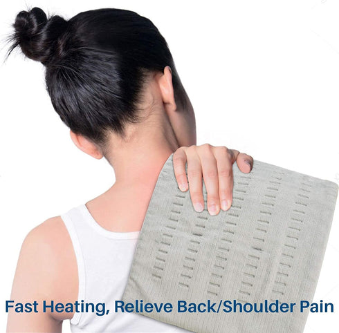 ZXU 12 24 with3 Setting, Heating Pad for Back Pain and Cramps Relief, x Ultra Soft Hot Heated Pad Heat Moist Heat