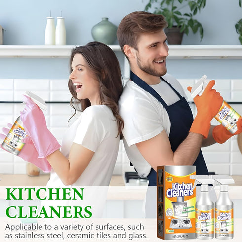 Holyarm etc2PCS Kitchen Foam Cleaner,Stubborn Stains Cleaner,Powerful Clean Kitchen Oil Stains,All Purpose Cleaner