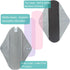 Pack 6, 1 Leekalos Reusable Menstrual Pads - Bamboo Menstrual Cloth Pads | Light Incontinence Pads | Reusable Sanitary