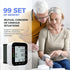 MMIZOO 5.31-7.68 inch 99x2 Sets Wrist Blood Pressure Monitor Bp Monitor Large LCD Display Blood Pressure Machine