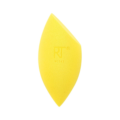 Real Techniques Miracle Concealer Sponge, Makeup Blending Sponge For Liquid & Cream Concealer, Elongated Shape For Precise Application Under Eyes & Tight Areas, Yellow Sponge, Latex-Free Foam, 1 Count