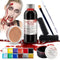 Special Effects SFX Halloween Makeup Kit - Fake Blood, Coagulated Blood Gel, 12 Colors Bruise Makeup Palette with Brush