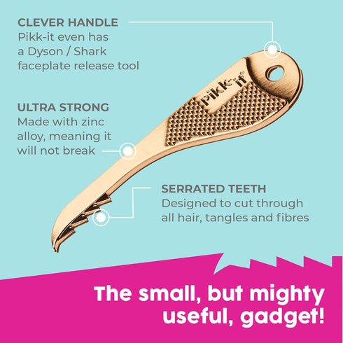 Pikk-it -As Seen on TV- Vacuum Hair Brush Cleaner Gadget for Removing Tangled Hairs from Vacuums and Hairbrushes