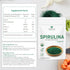Spirulina Powder Organic: Superfood Powder for Immune Support, Natural Antioxidants & Vitamins, 1 Pound