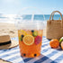 TTzycc 30 Sets 34 oz Drink Buckets with Lids and Straws, Reusable Clear Plastic Party Cups for Iced Coffee, Smoothies