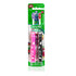 GUM Monsterz Jr Kids’ Toothbrush, Soft Bristled with Suction Cup, For Ages 5+, 2ct