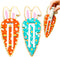 LINHARA Set of 2 Easter Money Holders for Cash, Bunny & Carrot