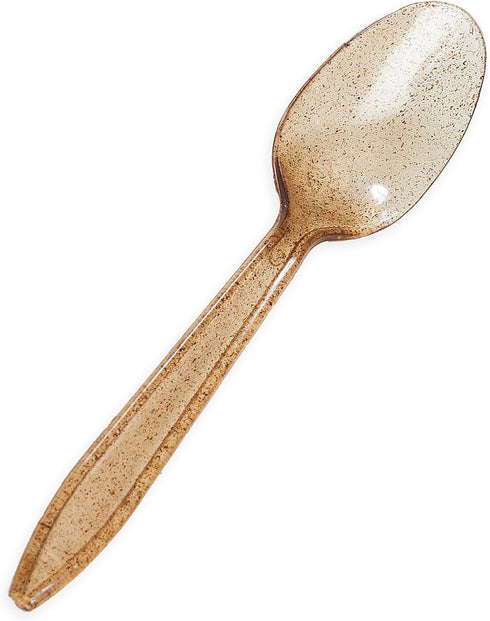 Sustainable Agave Co 24 Count Agave Fiber Spoons, Biodegradable, Plant-Based, Made With Upcycled Materials