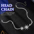 Rhinestone Star Head Chain Silver Crystal Sparkly Headbands Prom Dazzling Forhead Hair Jewelry Accessories for Women