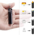 2 Pack Small Pocket Pill Box Keychain, Portable Mini Aluminium Pill Organizer Case for Outdoor Camping Travel