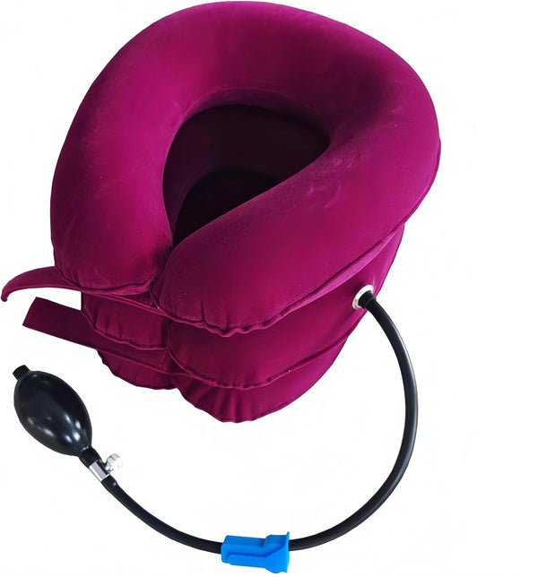 Cervical Neck Traction Device, Inflatable Neck Stretcher for Chronic Pain Relief and Spine Alignment