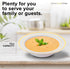 Stock Your Home Plastic Party Bowls, 50 Pack 12 Oz Elegant Disposable Dinnerware for Catering and Holidays