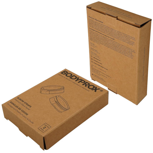 Bodyprox Elbow Brace 2 Pack for Pain Relief from Tennis & Golfer's Elbow