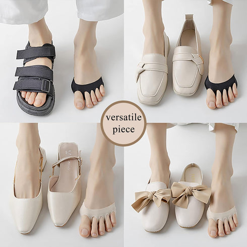 4 Pairs Ball of Foot Cushions - Reusable Metatarsal Pads for Women’s High Heels Pain Relief