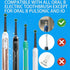 Replacement Brush Heads for Braun Oral b, Compatible with Pro 1000/2000/3000/5000/6000, 12 Pcs