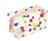 Cute Transparent Makeup Bag, Portable Waterproof Toiletries Storage Bag, Large Capacity Pen Bag (Colorful Flowers)