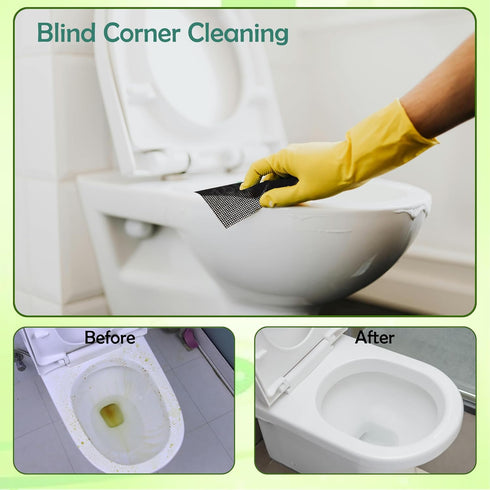 TNTIWQ 30Pcs 5.5 4 Inch Scale(30) Cleaning Screens for Toilets Cleaner Hard Water x Flexible Scrubbing Pads