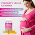 Gummies Gummies 60 Count Gummy Fertility for Women to Get Pregnant Fast, Folic Acid Conception to Boost Fertility