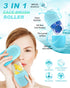 Ice Roller for Face & Eye, Beauty Facial Ice Rollers Ice Holder Mold Face Puffiness Relief Massage Skin Care Tools for Brighten Lubricate Shrink Pores Remove Fine Lines (Blue)