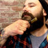 Lucky Franc's Handmade Ox Horn Fine Tooth Comb for Men's Beards and Mustaches, Pocket Size, Metal Tin Gift.