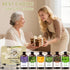 Set 6 Pack Aromatherapy Essential Oils Gift - (Lavender, Vanilla, Peppermint, Orange, Lemongrass, Cedarwood)