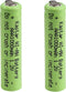 Kastar 2-Pack 1.2V Ni-MH AAA 1000mAh Rechargeable Battery with Tabs for Electric Razors, Toothbrushes, and More