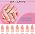 Nail File Set, 100 Count Double Sided Emery Board Nail Files, 4.5 Inch for Natural Nails Care, Pedicure & Manicure