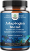Herbal Adaptogen Mood Support Supplement - Stress & Cortisol Management with Ashwagandha & Rhodiola, 120ct