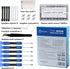 Upgraded Eyeglass Repair Kit with Precision Screwdriver Set, Various Screws, Nose Pads, and Tweezers