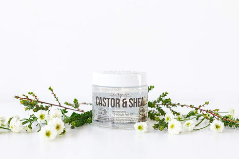 Urban Hydration Skincare Nourish & Rehydrate Castor & Shea Facial Peel-off Mask - 6.7 Ounce for Hydrating Skin