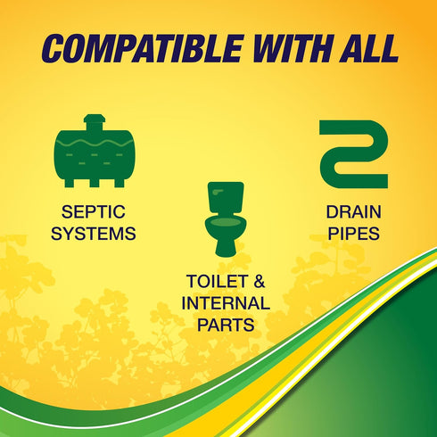 SeptoBac Septic System Treatment - 16 Pack Maintenance, Pre-Measured Weekly Pouches for Sewage Waste Tank