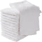 White Kitchen Towels: Pack of 12 Bar Mop Towels, 16x19 Inches 100% Cotton for Kitchen & Bar Cleaning