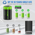 1/2 AA Size LS 14250 ER14250 3.6 Volt 1200 mAh Lithium Batteries, 4 Pack, Compatible with Dogwatch Collar