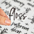 Talented Kitchen Bathroom Labels - Transparent Vinyl & Black Script Stickers for Containers, Bins, Bath, Beauty, Makeup